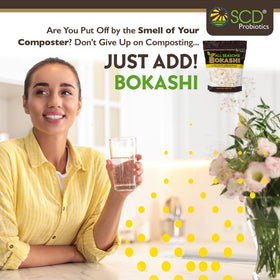 Sealed resealable Bokashi bag from SCD Probiotics for fresh storage