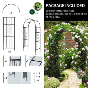 SCENDOR GARDEN versatile arch for garden pathways and focal points
