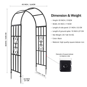 SCENDOR GARDEN powder coated anti rust finish for lasting garden structures
