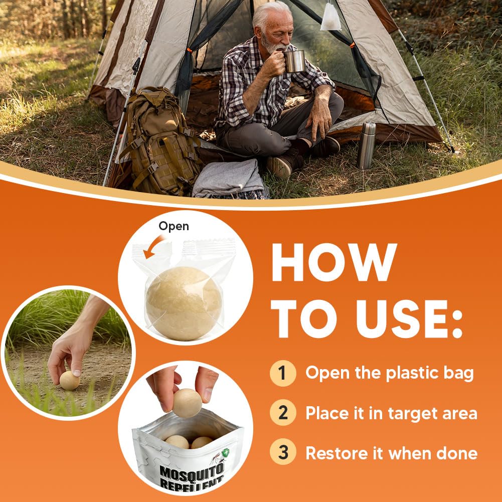 SCFKAOF mosquito repellent ball for patio setup keeps evenings comfortable