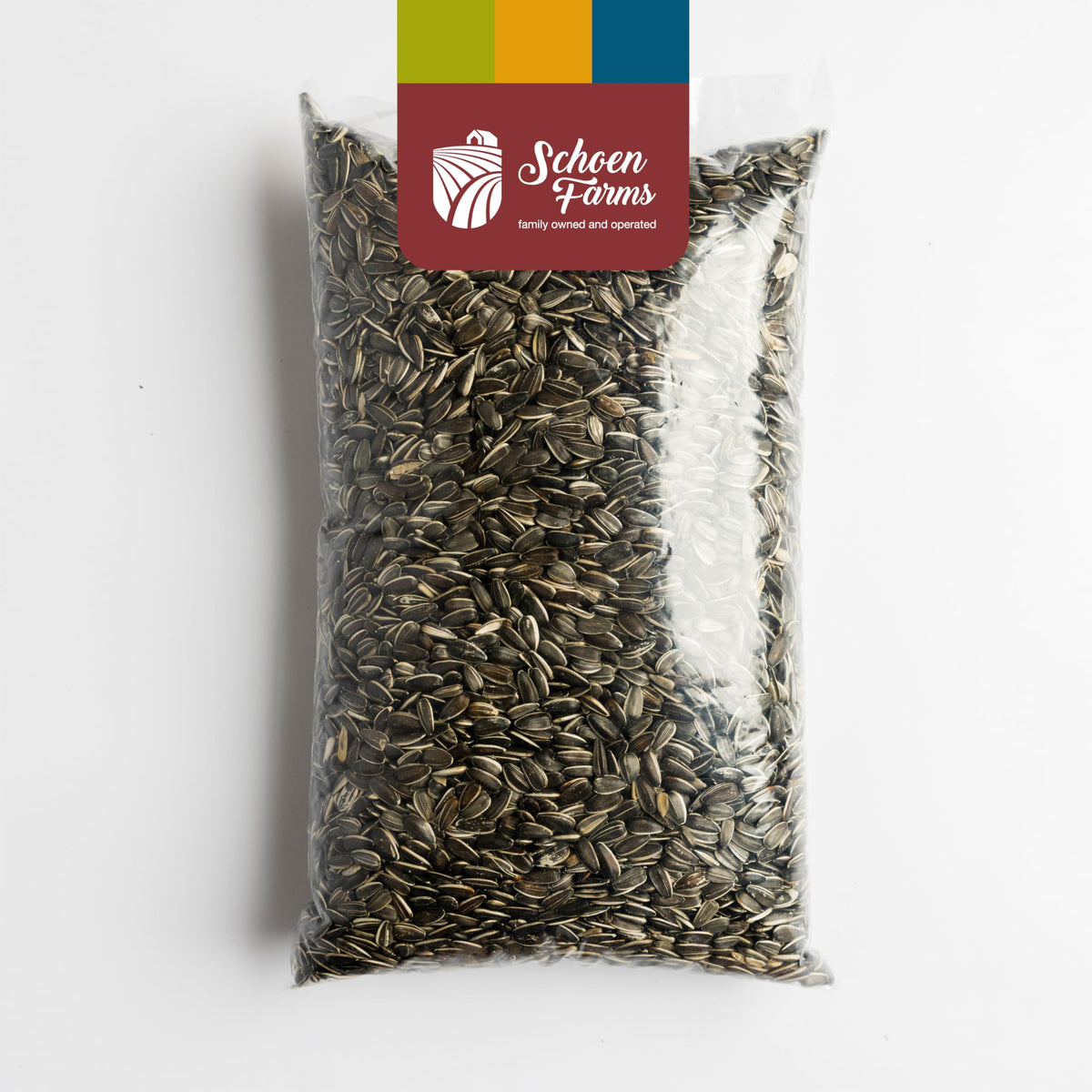 Hulled seeds close-up showing no-mess, clean nutrition from Schoen Farms.