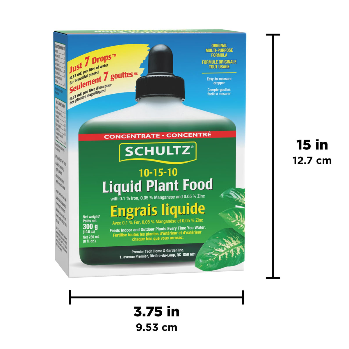Schultz 1012 multi-plant setup highlights broad-spectrum feeding benefits.