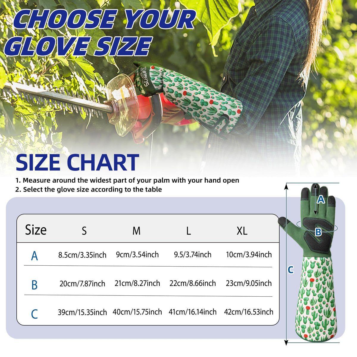 Schwer durable canvas and microfiber blend shields palms.