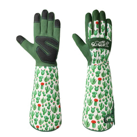 Schwer women’s garden glove with rose pruning focus and protective fingertips.