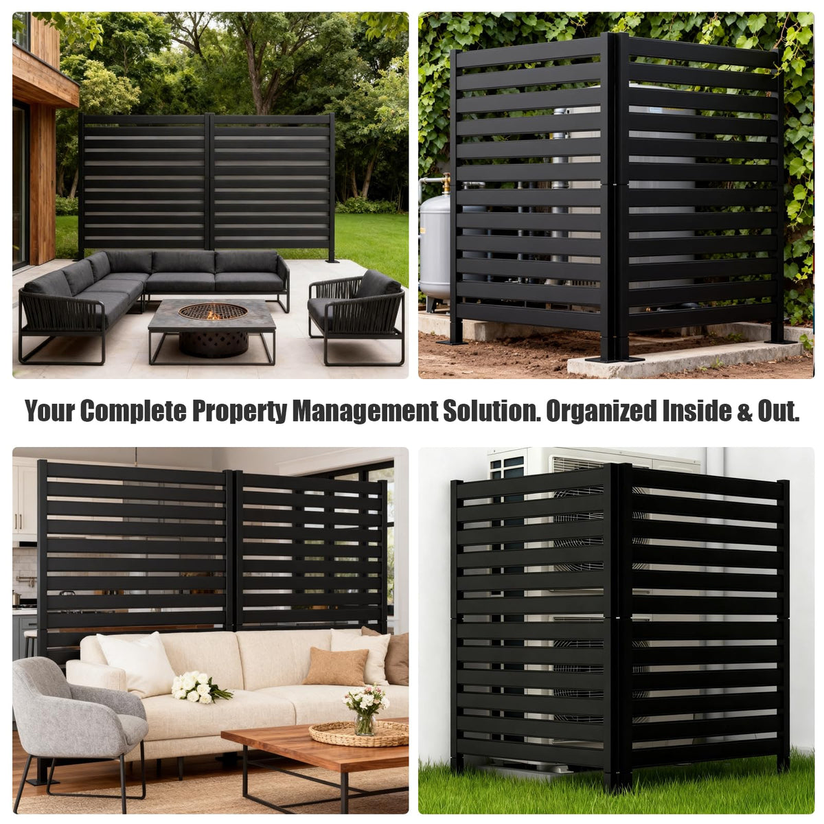 Sciyen 4-panel design delivering expansive privacy for large patios