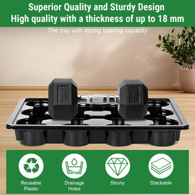 Sckee 12-cell tray outdoor move between beds