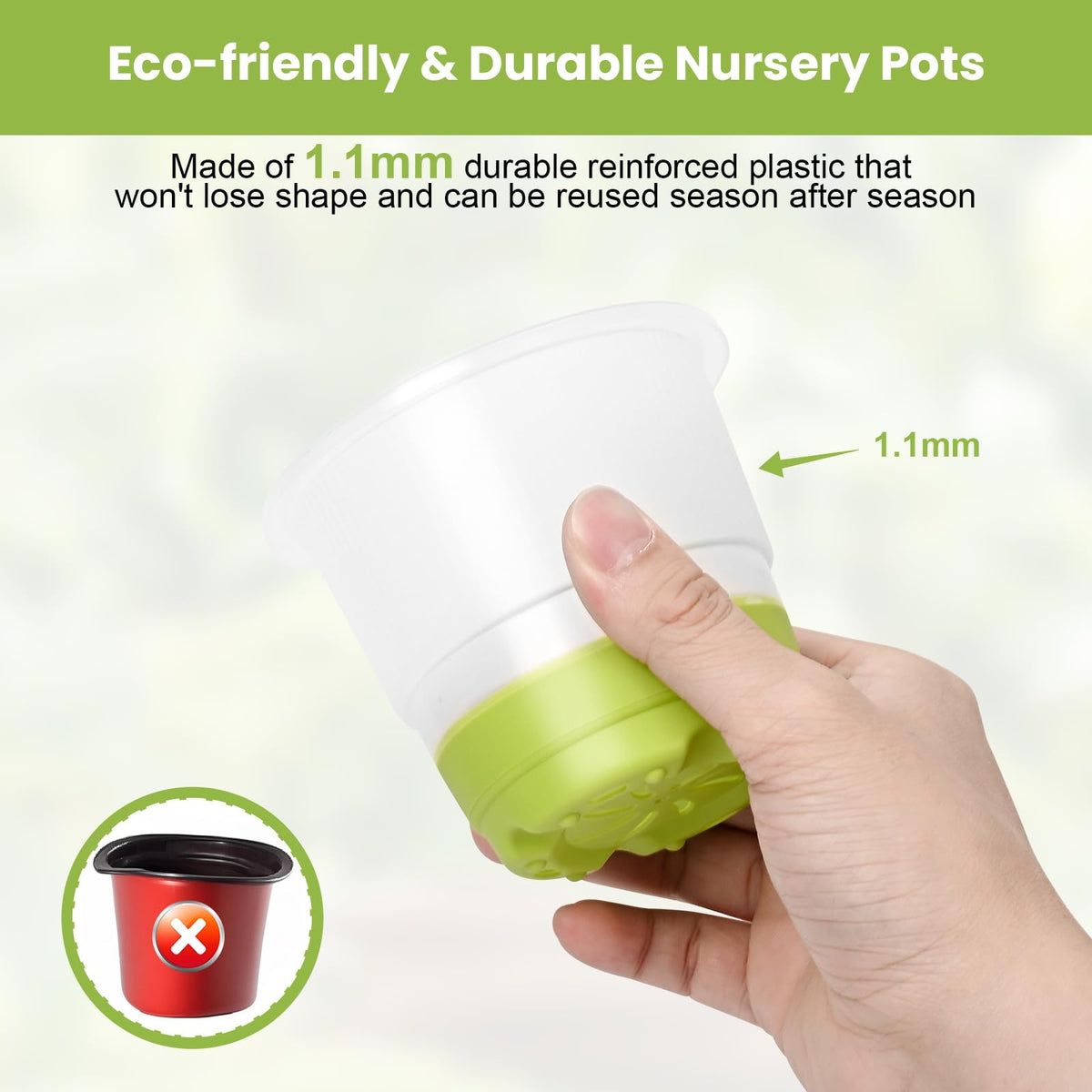 Sckee PET material is lightweight, durable, and reusable.