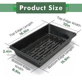 Sckee 16.9 by 10 by 2.5 inch tray fits compact setups.