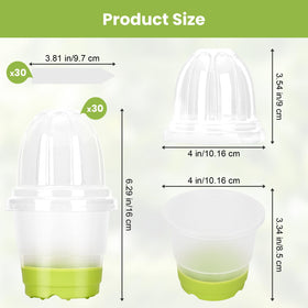 Sckee silicone base enables easy transplant without damaging roots.