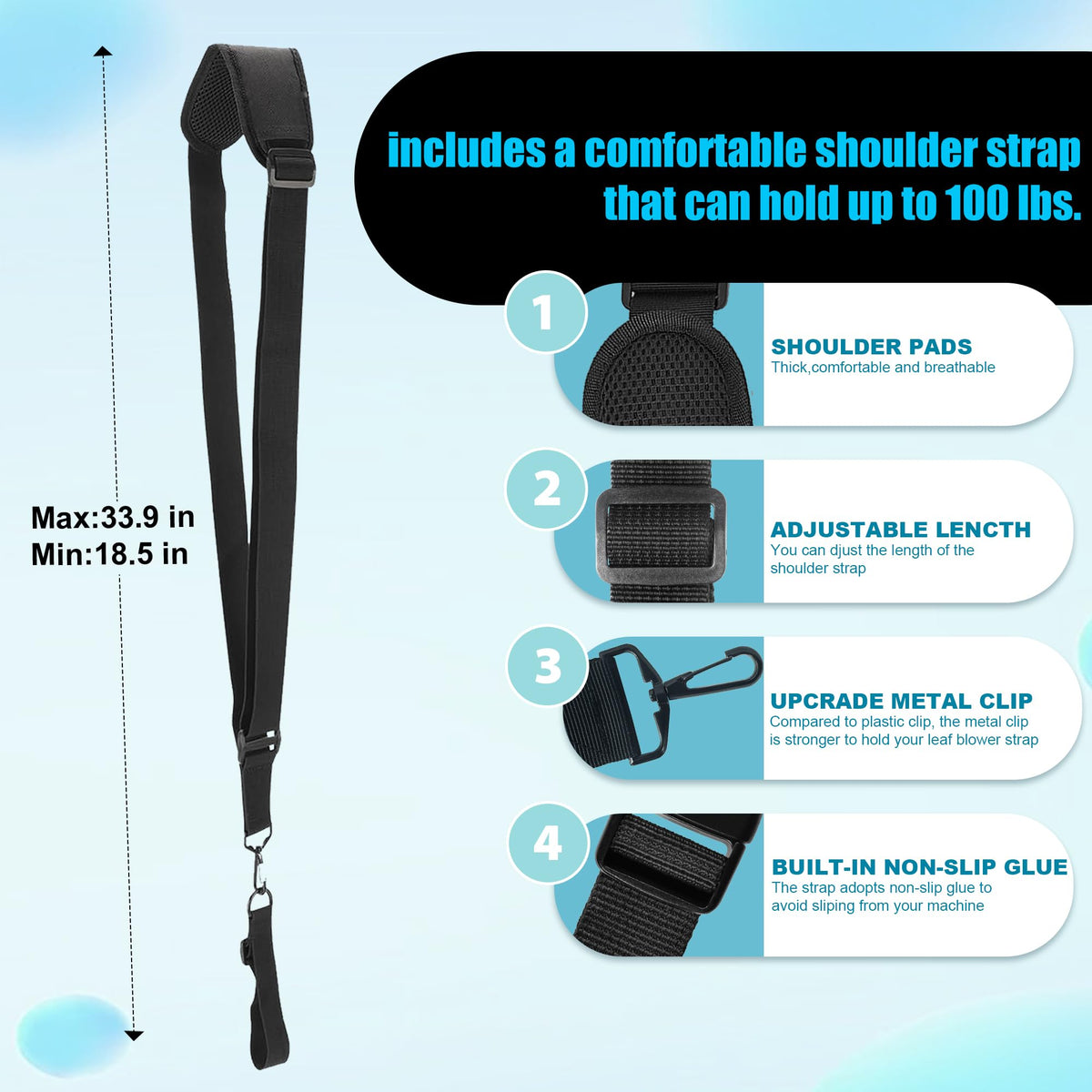 SCNKKL trimmer handle back-friendly control during long tasks.