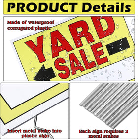 Weatherproof corrugated plastic SCNWQ signs resisting rain and sun