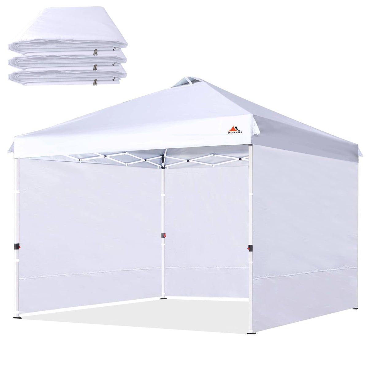 SCOCANOPY sidewalls for 10x10 frame, white, weatherproof and UV resistant.