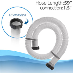Sconva 59in hose with knob connection for quick above-ground installations