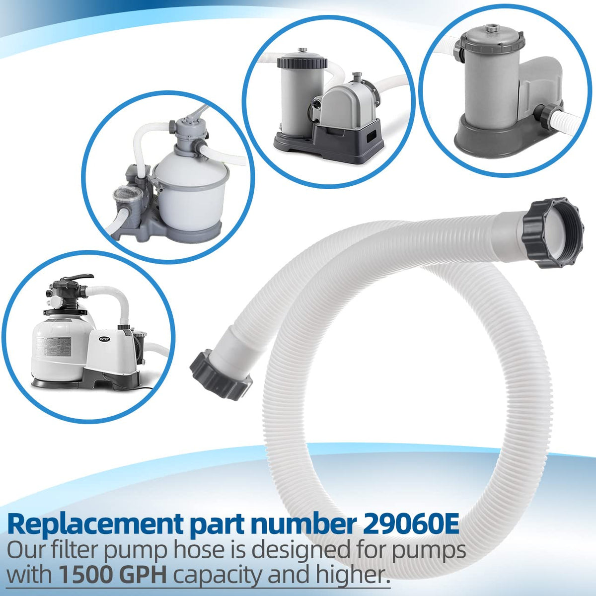 Sconva upgraded sealing ring on hose end reduces leaks.