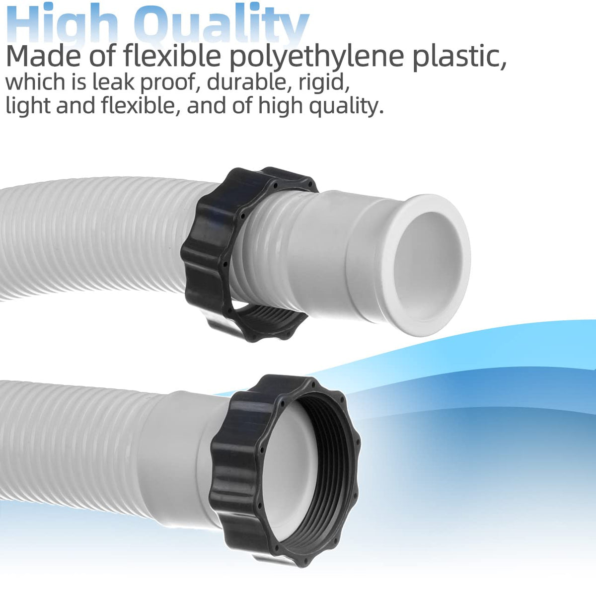Sconva saltwater and sand filter hose suited for common pool systems