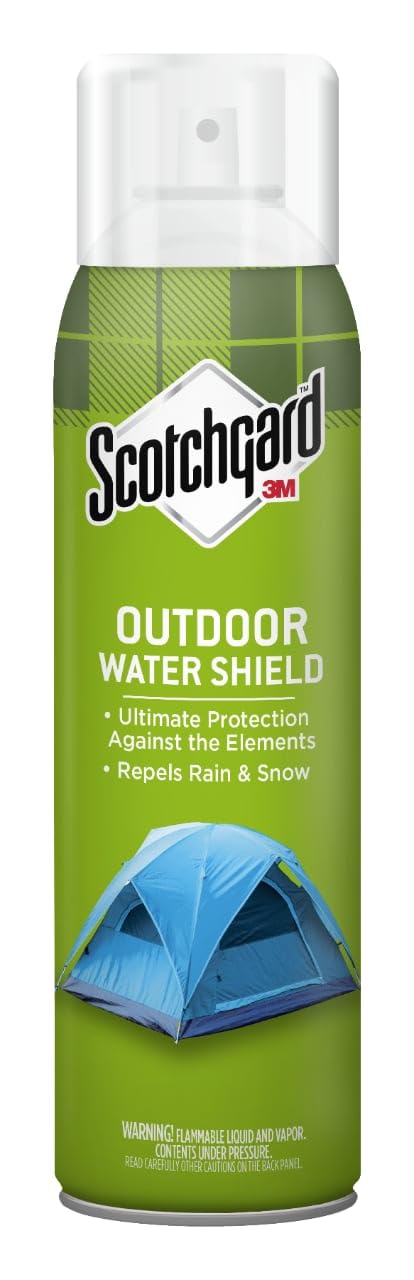 Scotchgard Outdoor Water Shield spray in action protecting fabrics while breathing