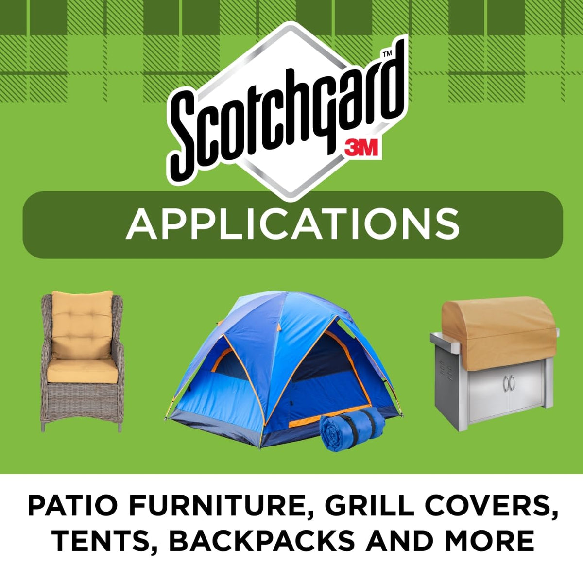 Scotchgard Water Shield on patio furniture providing lasting protection