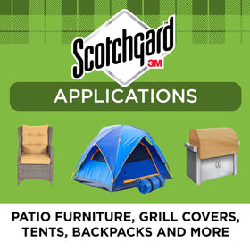Scotchgard Water Shield on patio furniture providing lasting protection