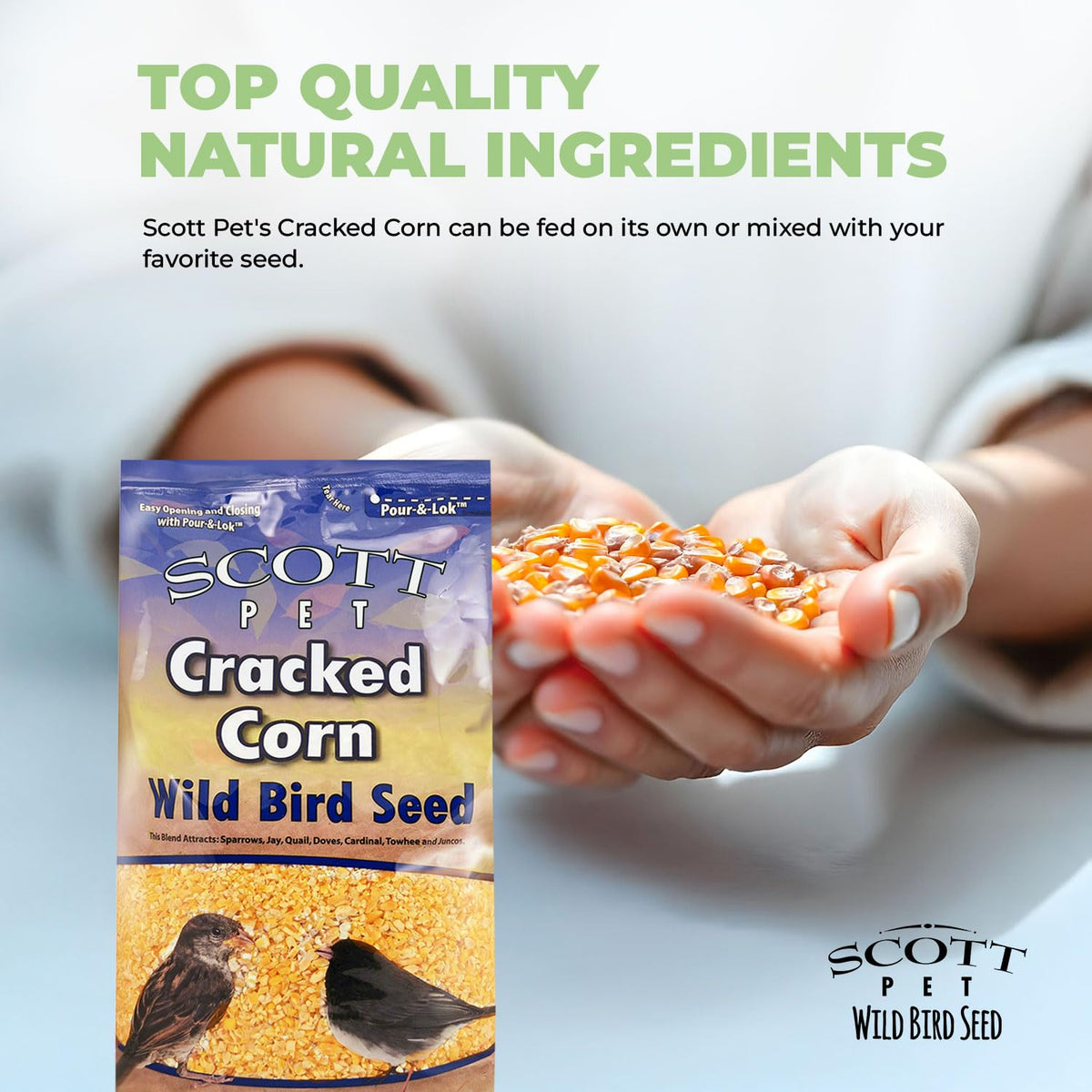 Scott Pet cracked corn supports USA-made packaging from Rockville Indiana