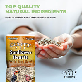 USA-made Scott Pet seed from Rockville, Indiana, showing quality ingredients.