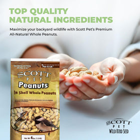 Scott Pet Wild Bird Seed Pour-Lok bag preserves freshness