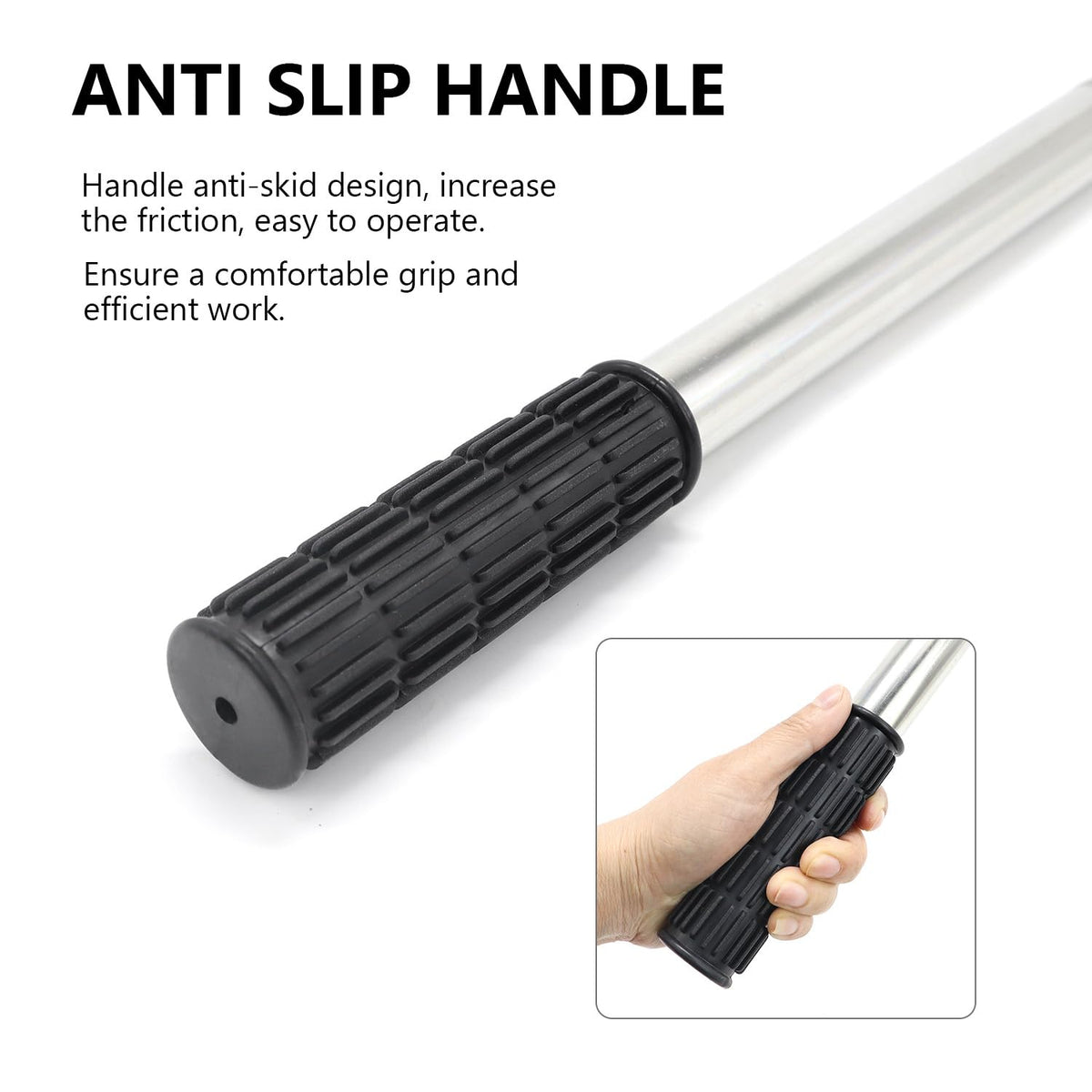 Scottchen PRO pool cover tool highlighting half cutout design for easy unhooking