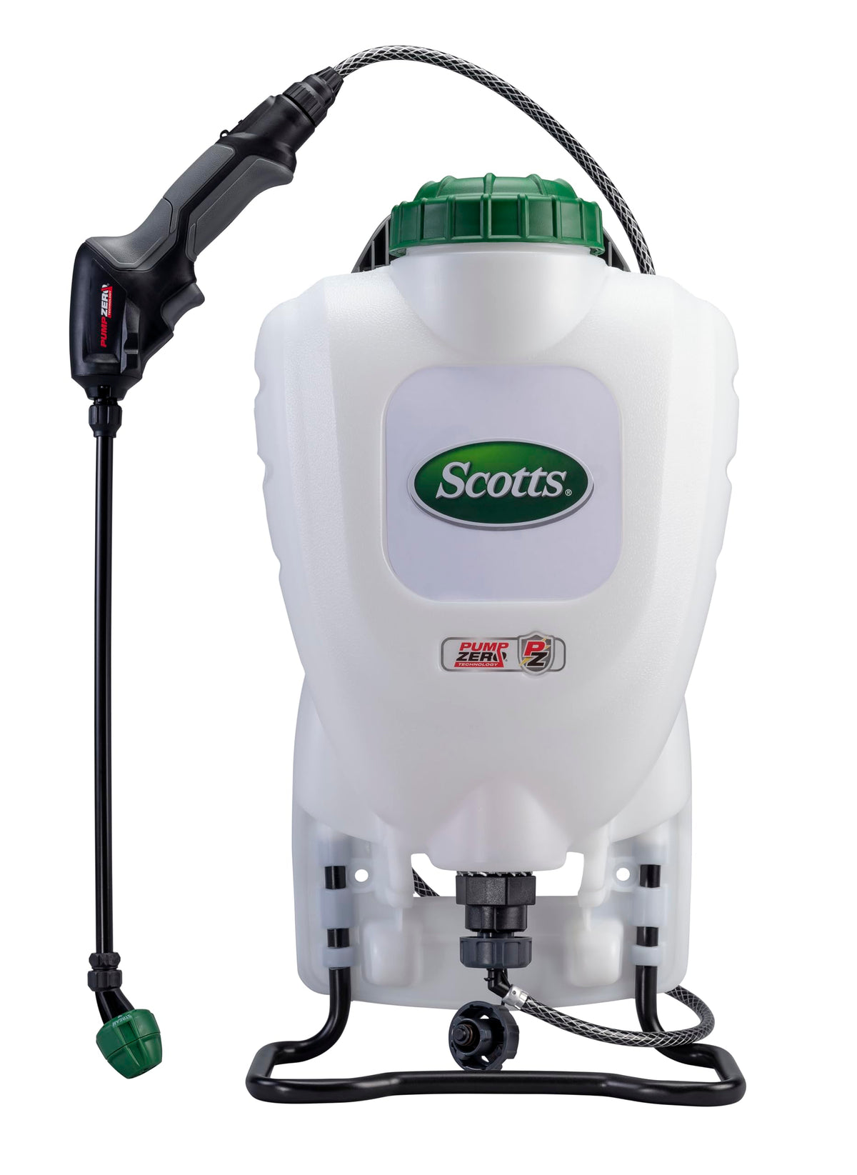 Scotts backpack sprayer battery-powered setup reduces fatigue during long spraying sessions