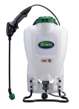 Scotts backpack sprayer battery-powered setup reduces fatigue during long spraying sessions