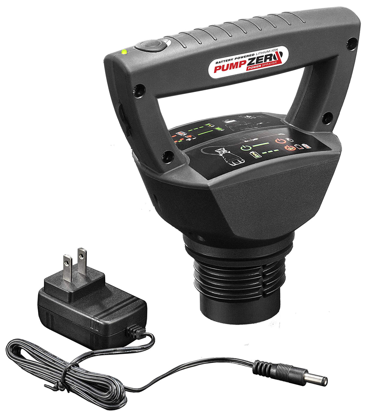 Scotts battery-powered pump delivers consistent spraying with built-in rechargeable battery