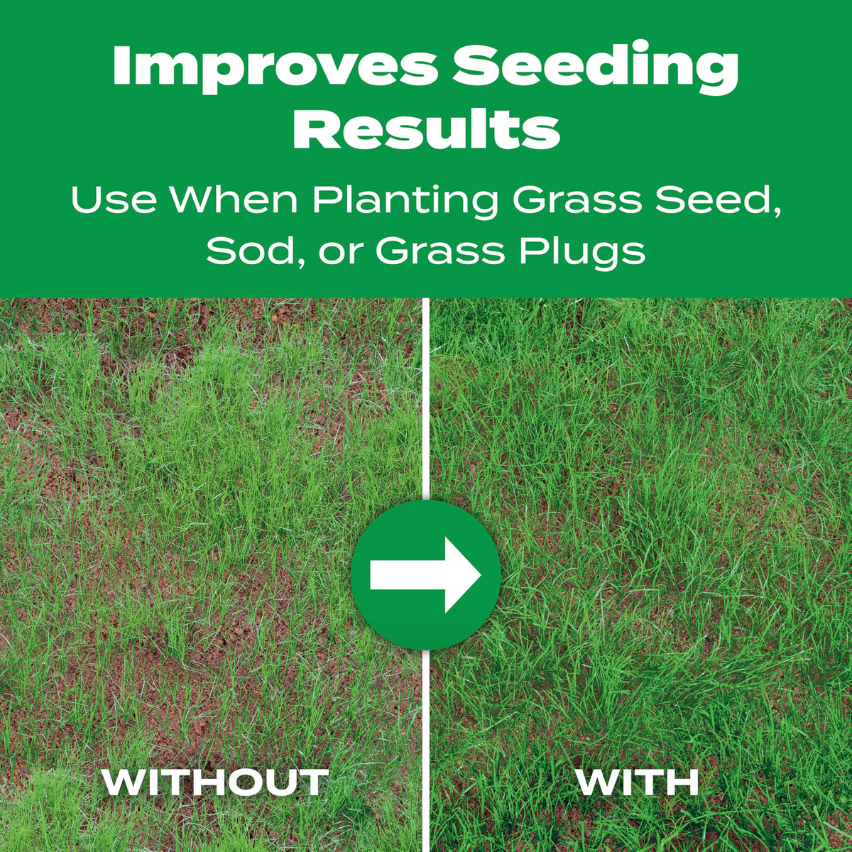 Drop spreader set to 6 for precise application on a new lawn