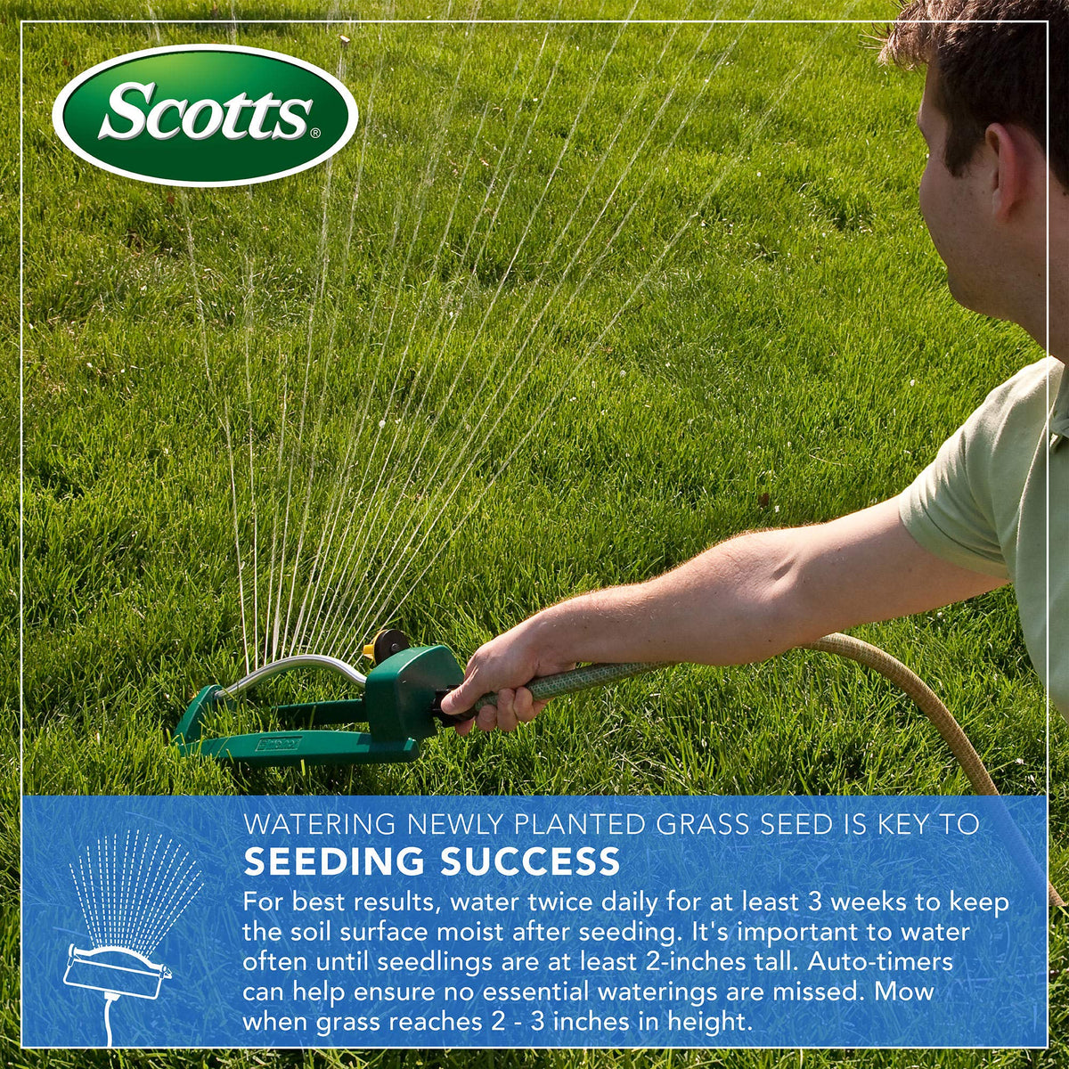 Scotts EZ Seed package shot illustrating 225 sq ft coverage.