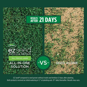 Scotts EZ Seed Patch & Repair protectant shields seedlings from common diseases