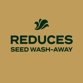 Scotts EZ Seed fertilizer beads visible within the mix for growth support.