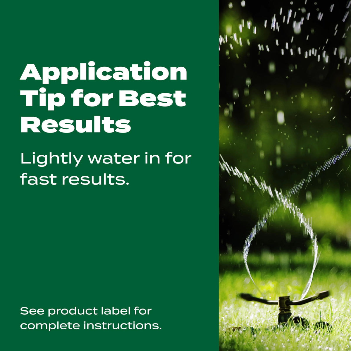 Label highlights 5% iron content in Scotts Green Max