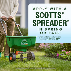 Spring or fall planting with Scotts Kentucky 31 seed mix