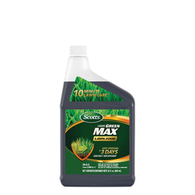 Scotts Liquid Green Max bottle refill for easy lawn feeding.