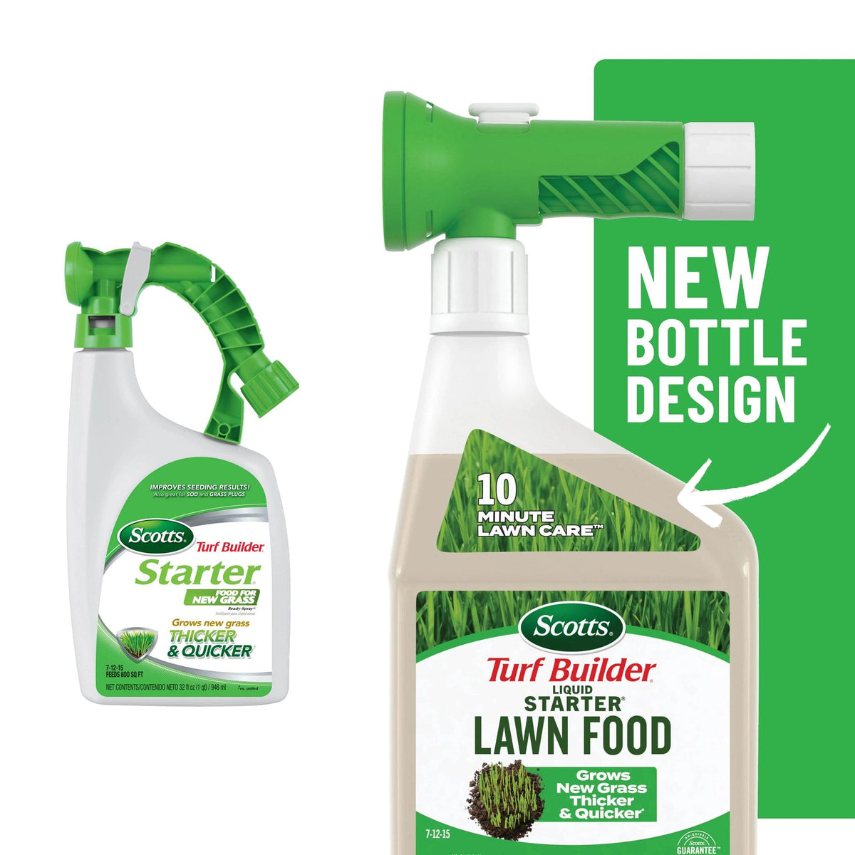 Scotts hose sprayer attachment enables quick, even application for efficient lawn feeding