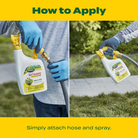 Scotts Liquid Turf Builder Plus 2 Weed Control hose-end applicator boosts lawn convenience.
