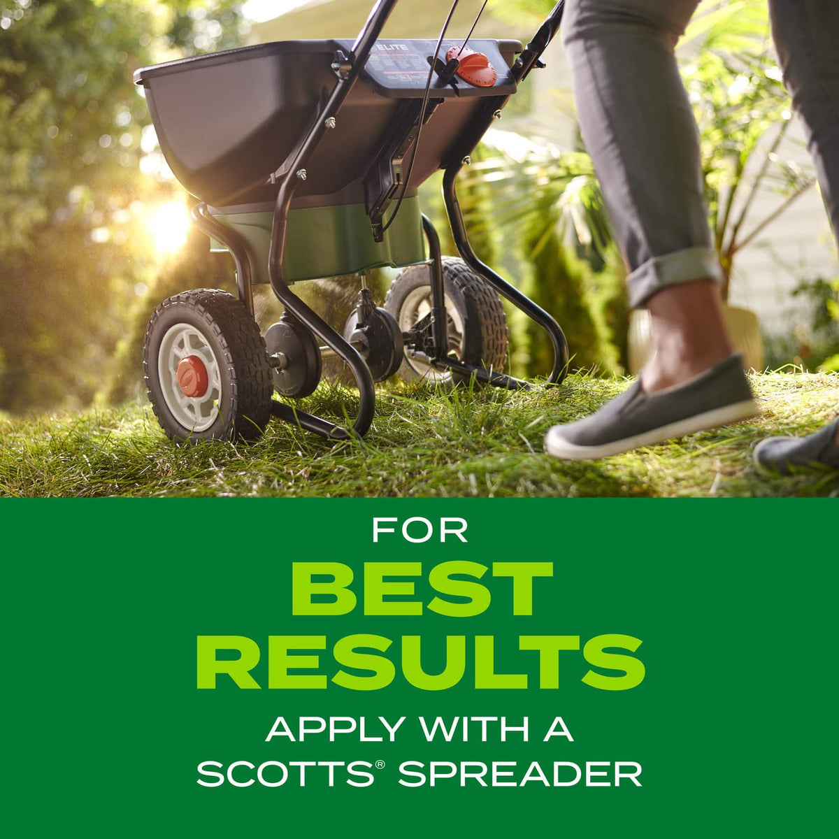 Scotts Turf Builder Rapid Grass yields a greener, fuller lawn.