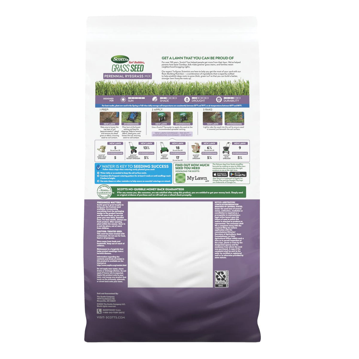 Scotts Root-Building Nutrition blend highlights deep root growth