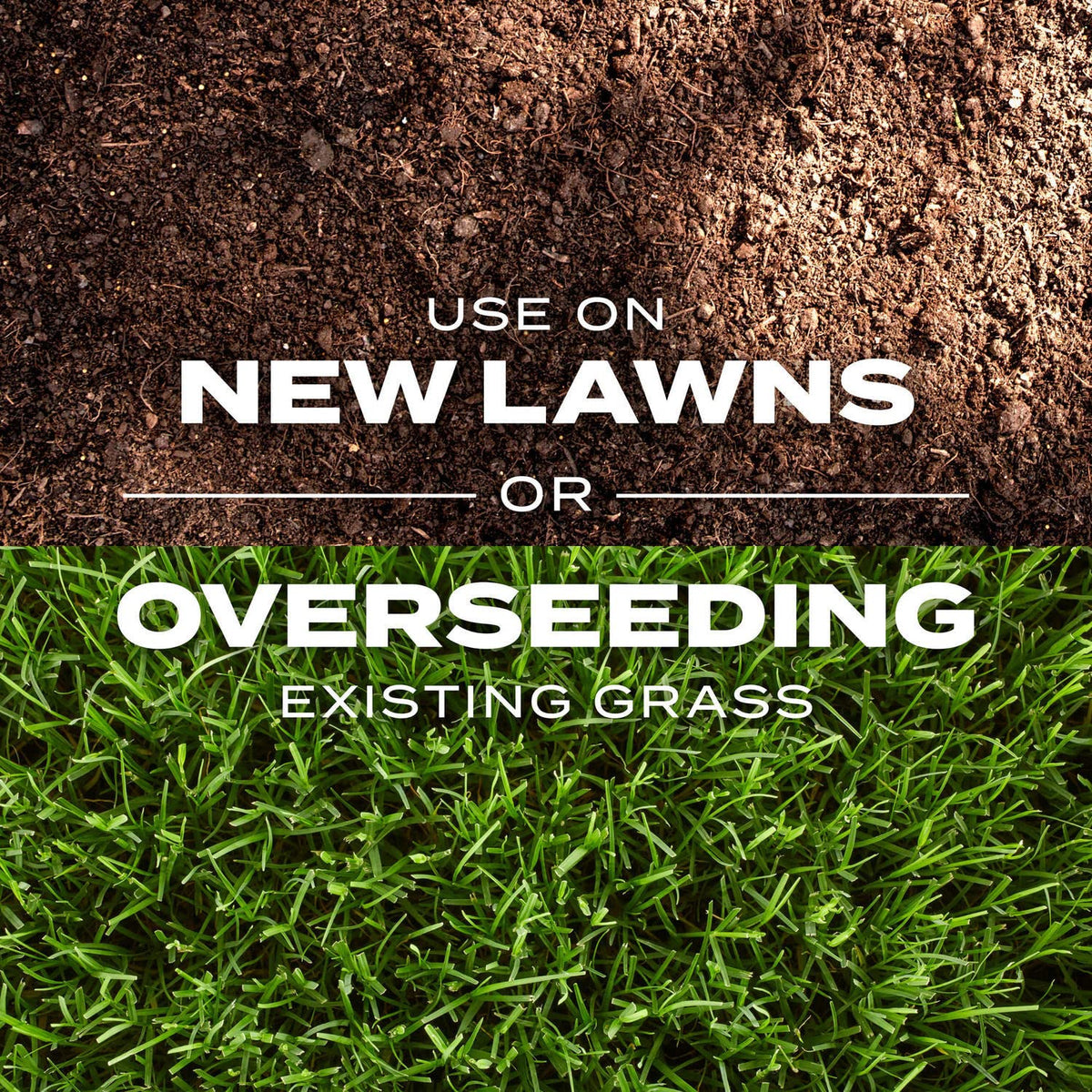 Scotts spreader-ready application for even seed coverage.