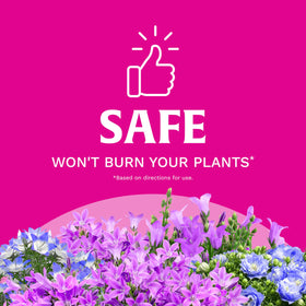 Scotts Super Bloom container feeding supports thriving patio and balcony plants.