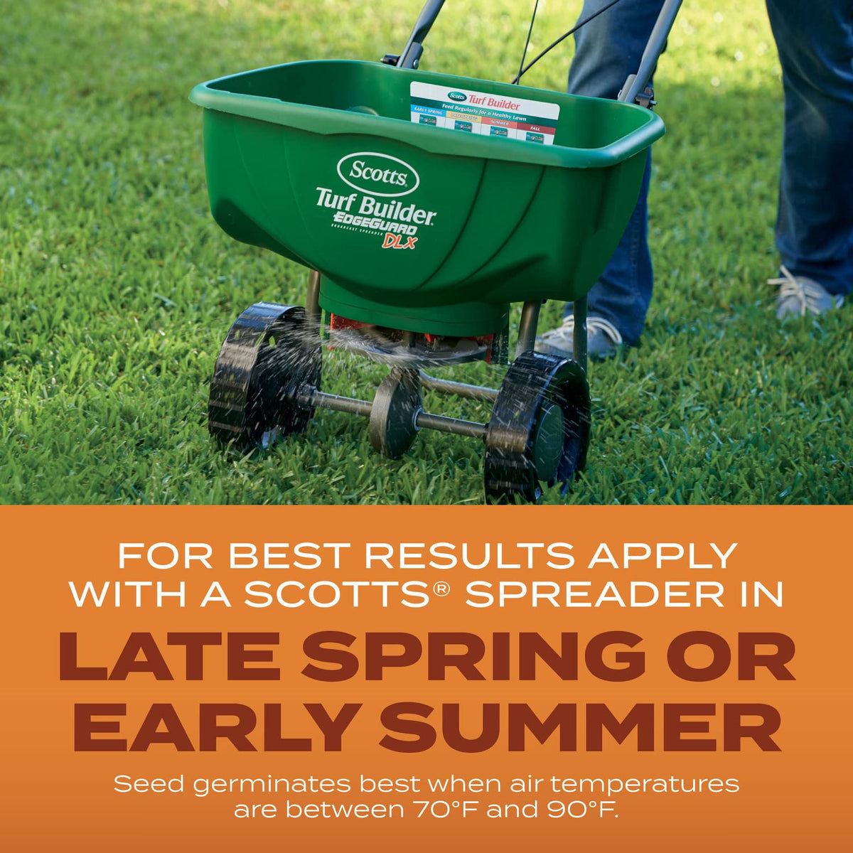 Scotts full-sun growth supports dense, healthy turf in sunny yards.