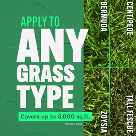 Covers up to 5,000 sq ft with Scotts Turf Builder Lawn Food for broad lawn coverage.