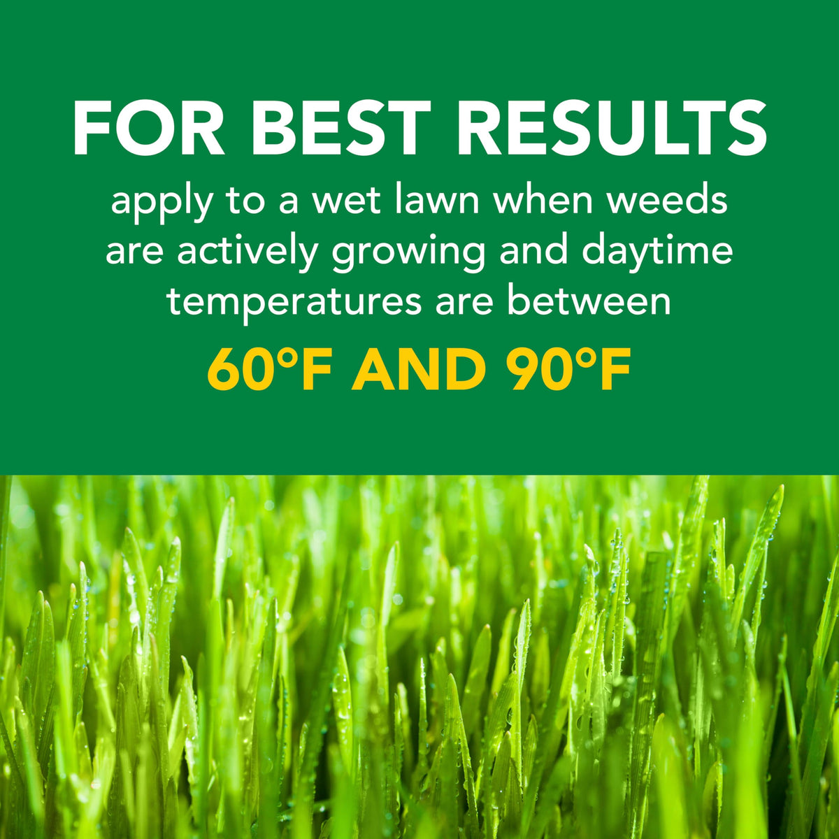 Weed Grip Technology feature on Scotts product label.