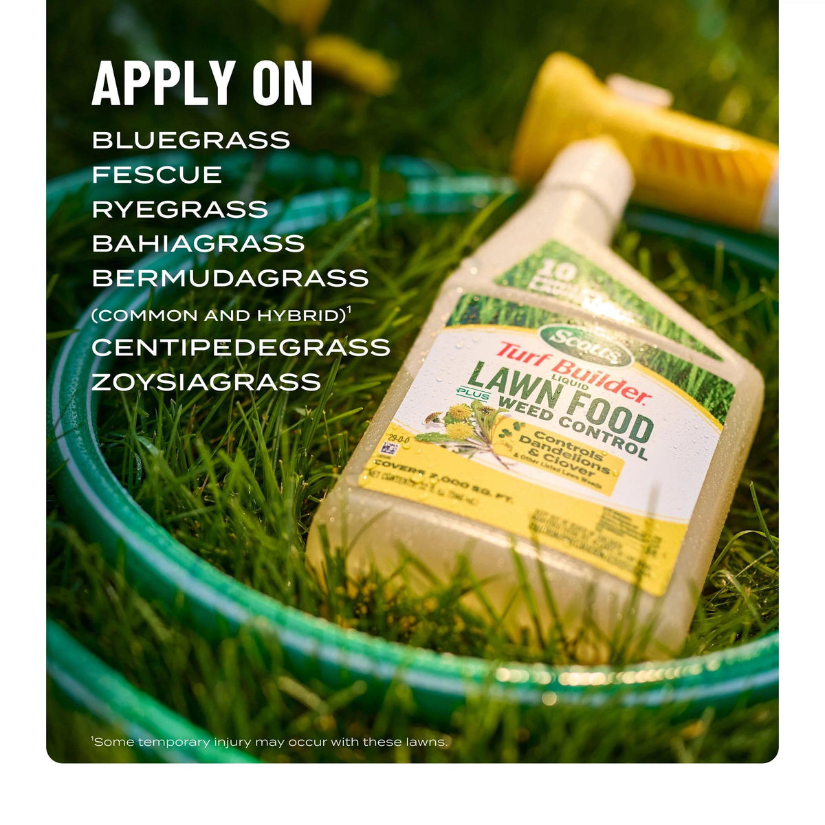 Label highlights 2-in-1 formula and user guidance