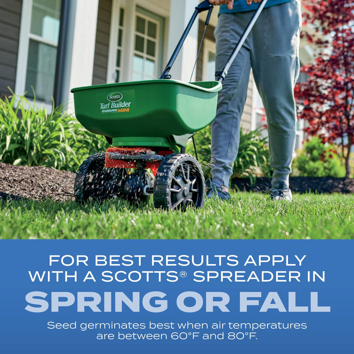 Scotts Turf Builder Overseeding helps refresh existing lawns with new seed.