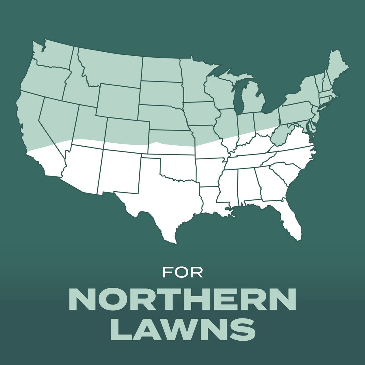 Overseeding coverage up to 1,400 sq ft illustrated on the label.