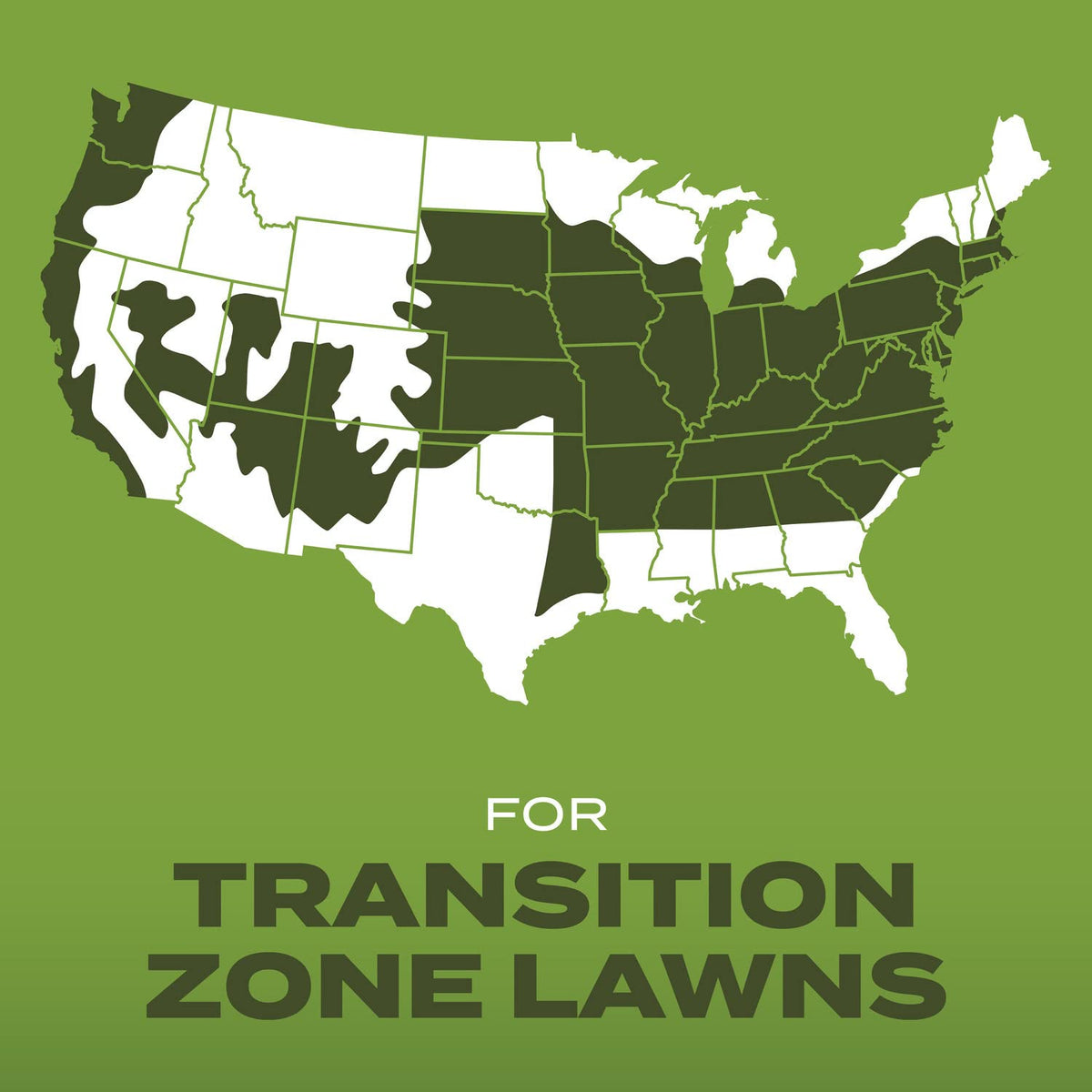 Scotts Turf Builder overseeding coverage illustrates broad lawn renewal.