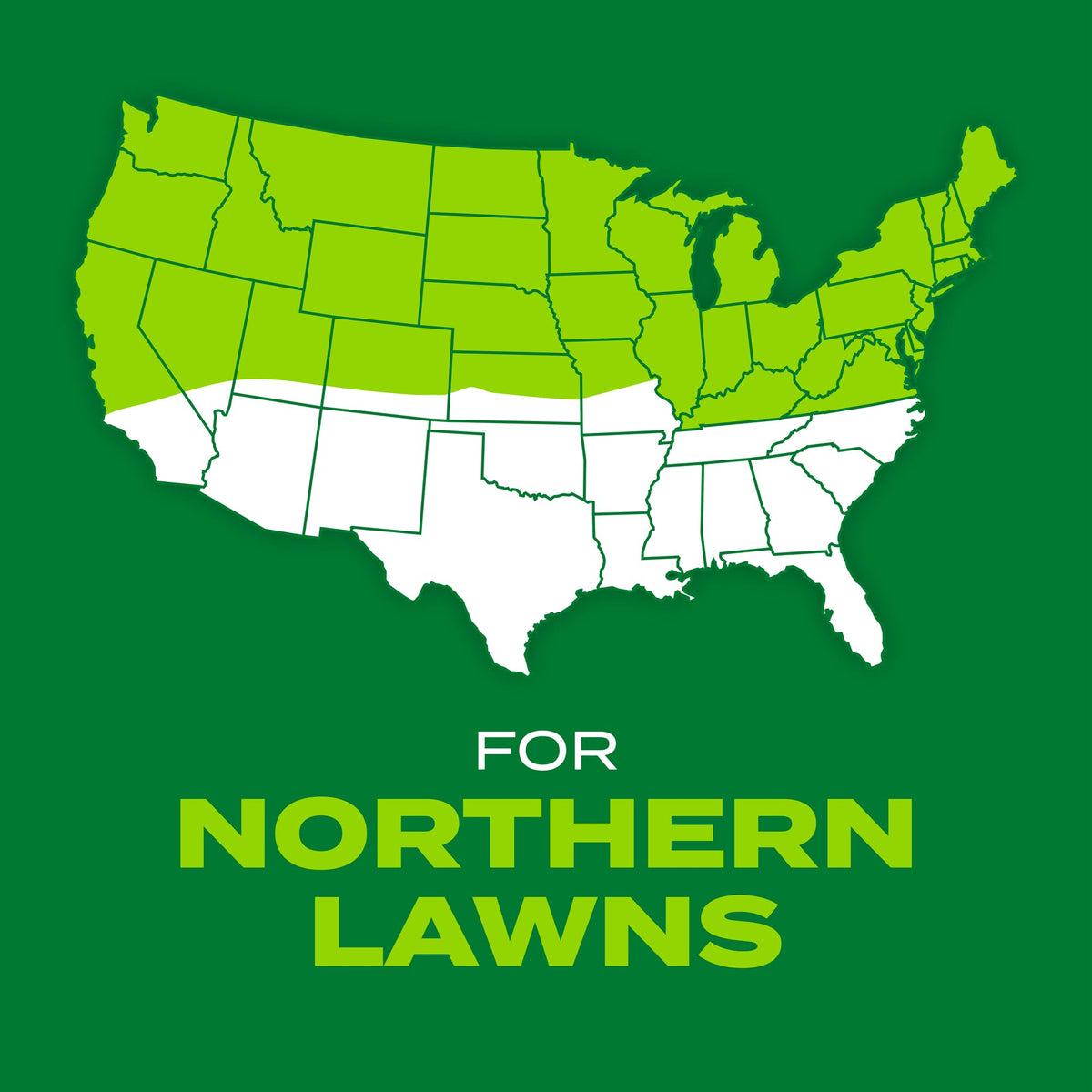 Patch illustrating overseeding coverage and rapid germination with Scotts mix